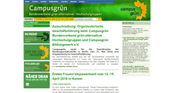 Desktop Screenshot of campusgruen.de